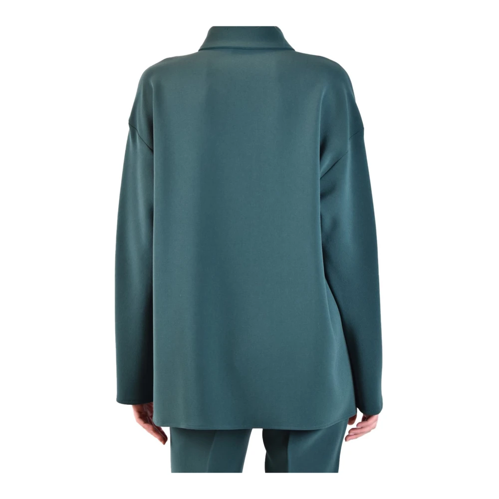 Alberto Biani Denim Shirts Green Dames