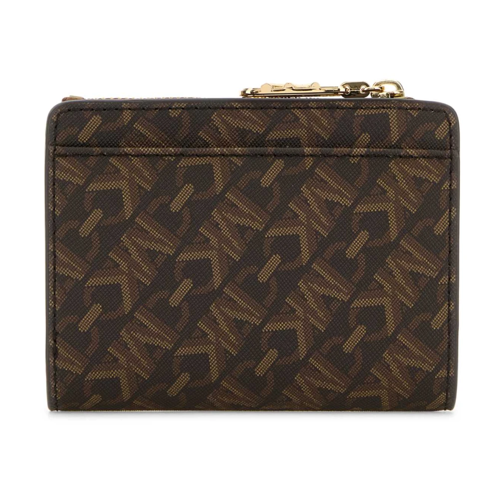 Michael Kors Canvas Empire Portemonnee Brown Dames
