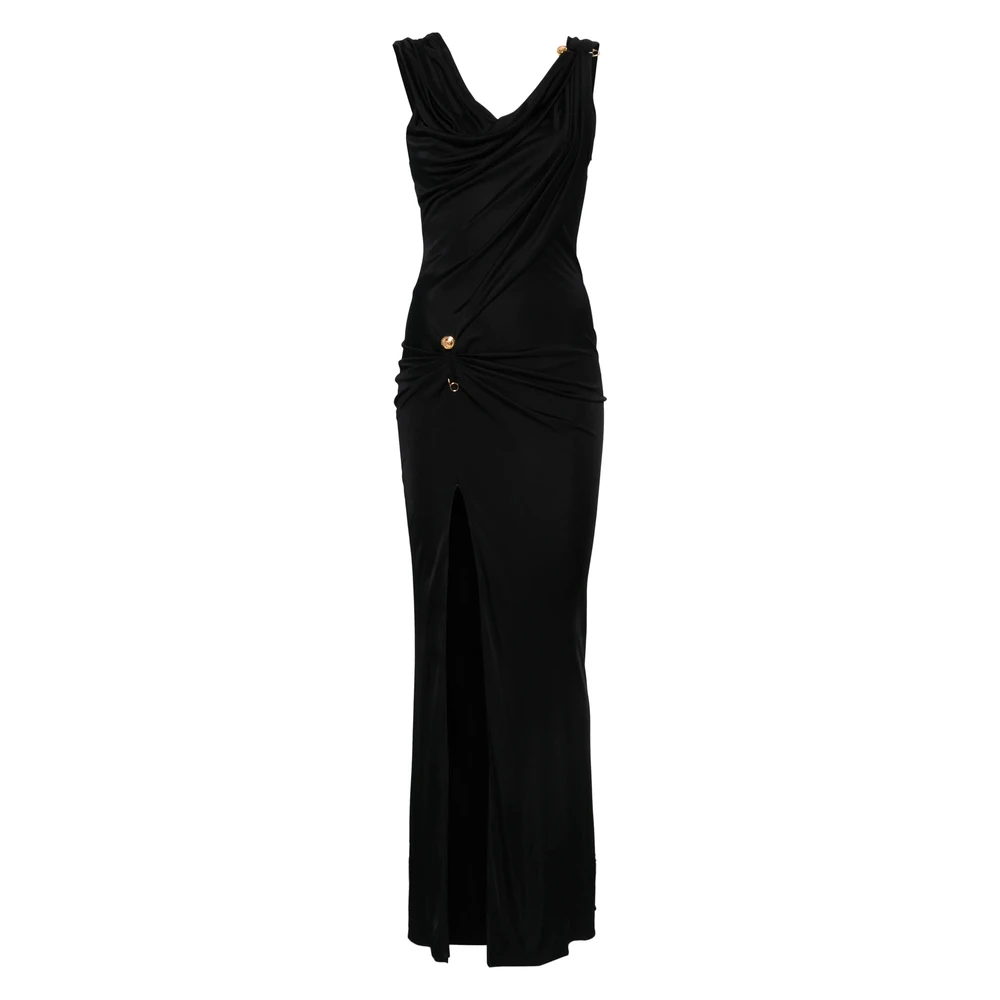 Versace Donna Nero Abiti, Xs, New,