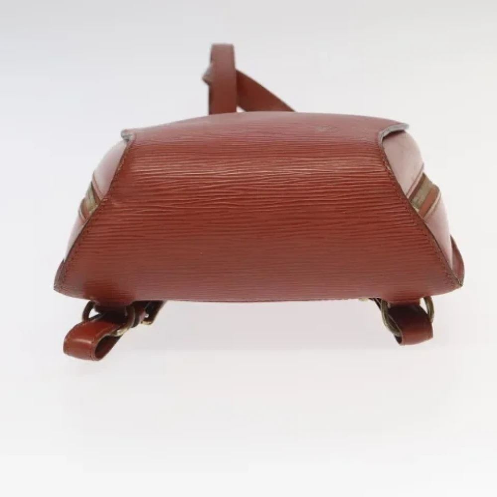 Louis Vuitton Vintage Pre-owned Leather backpacks Brown Dames