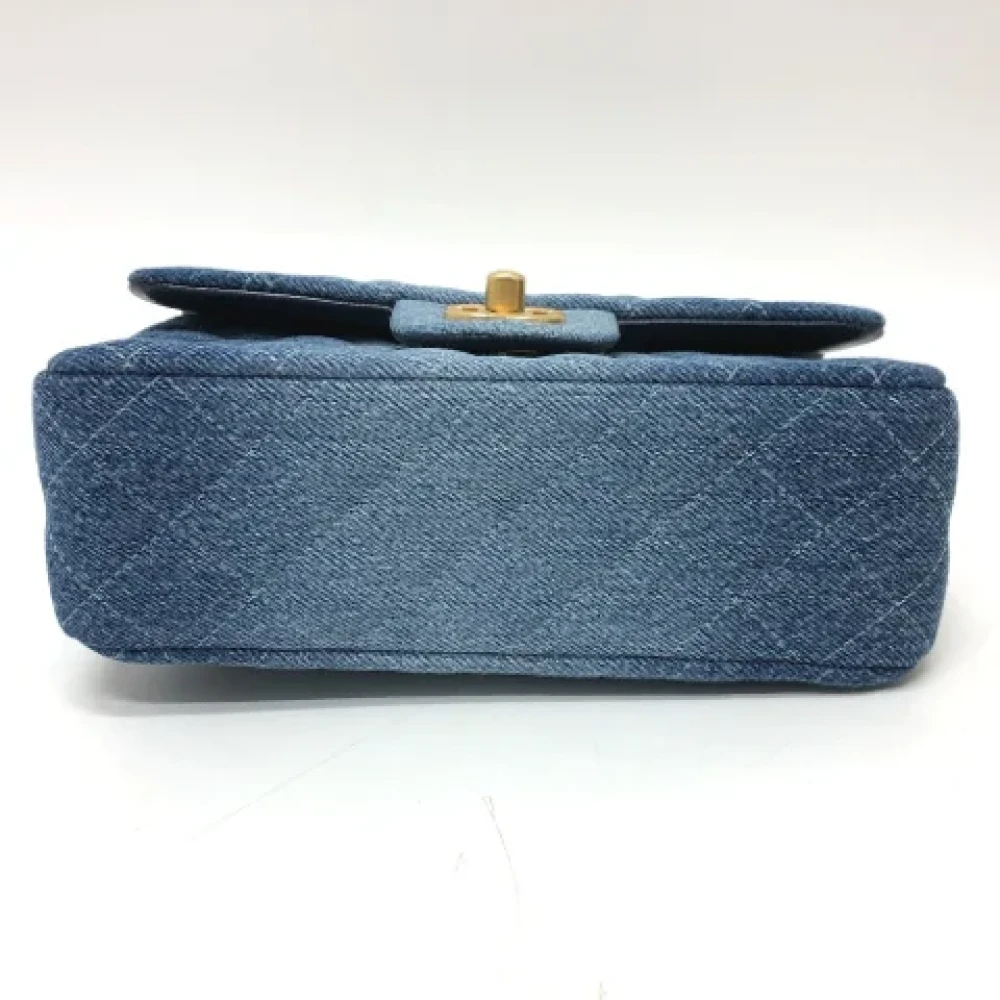 Chanel Vintage Pre-owned Denim chanel-bags Blue Dames