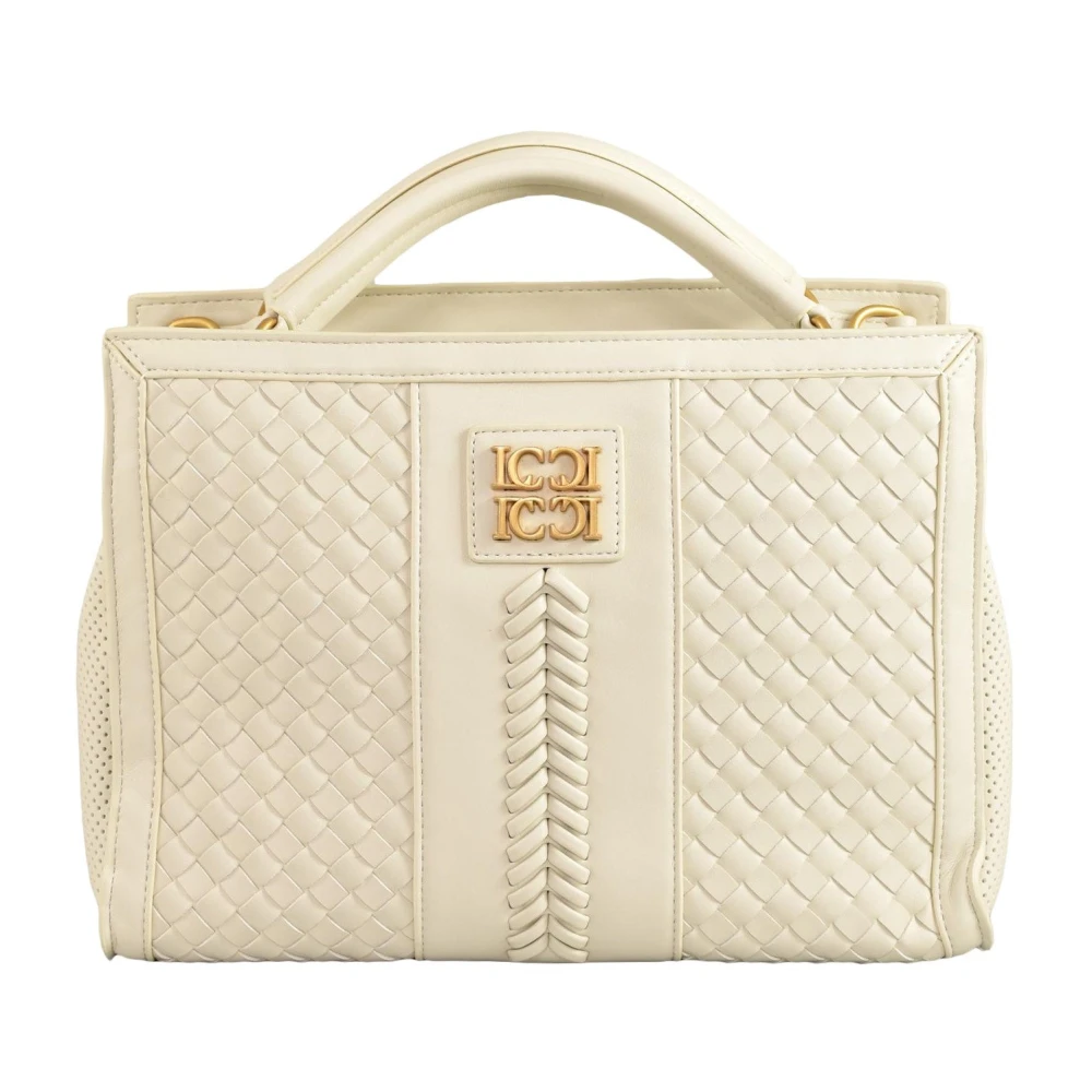 La Carrie Patagonia Big Handtas met Ritssluiting Beige Dames