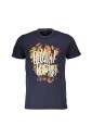 bla-bomull-t-shirt-med-print-logo