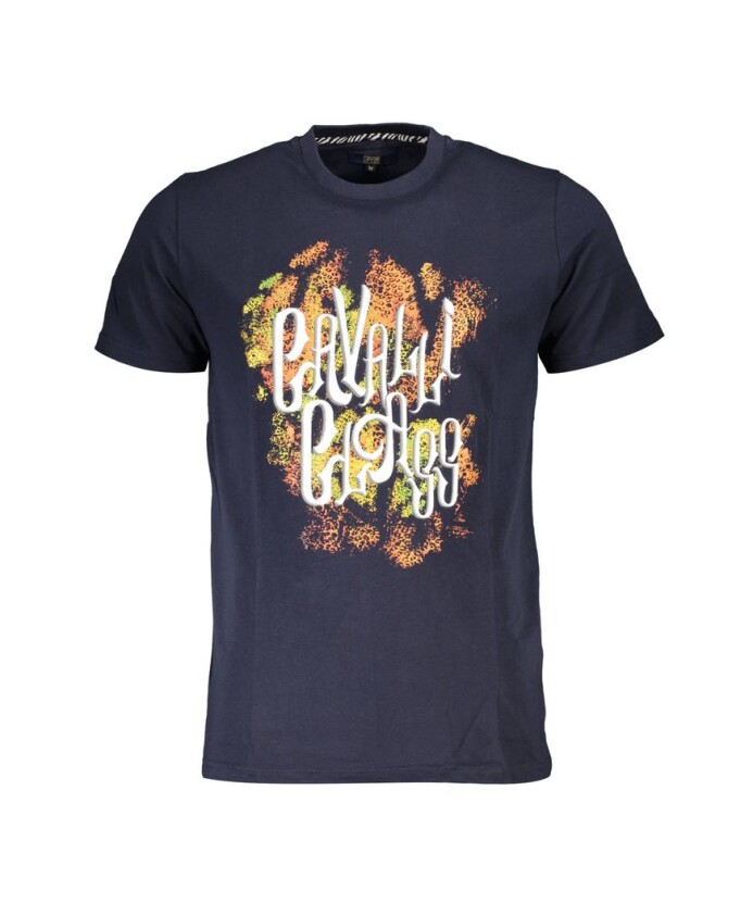 bla-bomull-t-shirt-med-print-logo