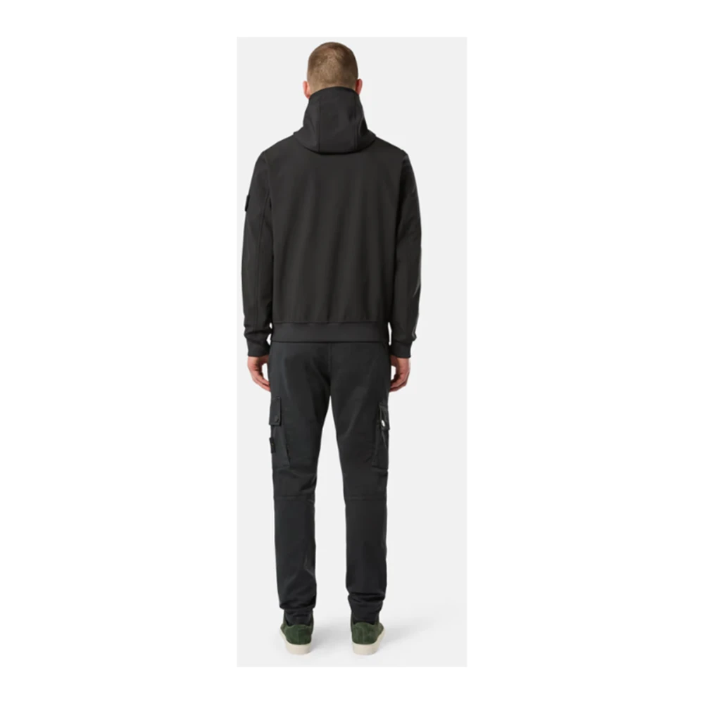 Stone Island Winddichte Waterdichte Soft Shell Jas Black Heren