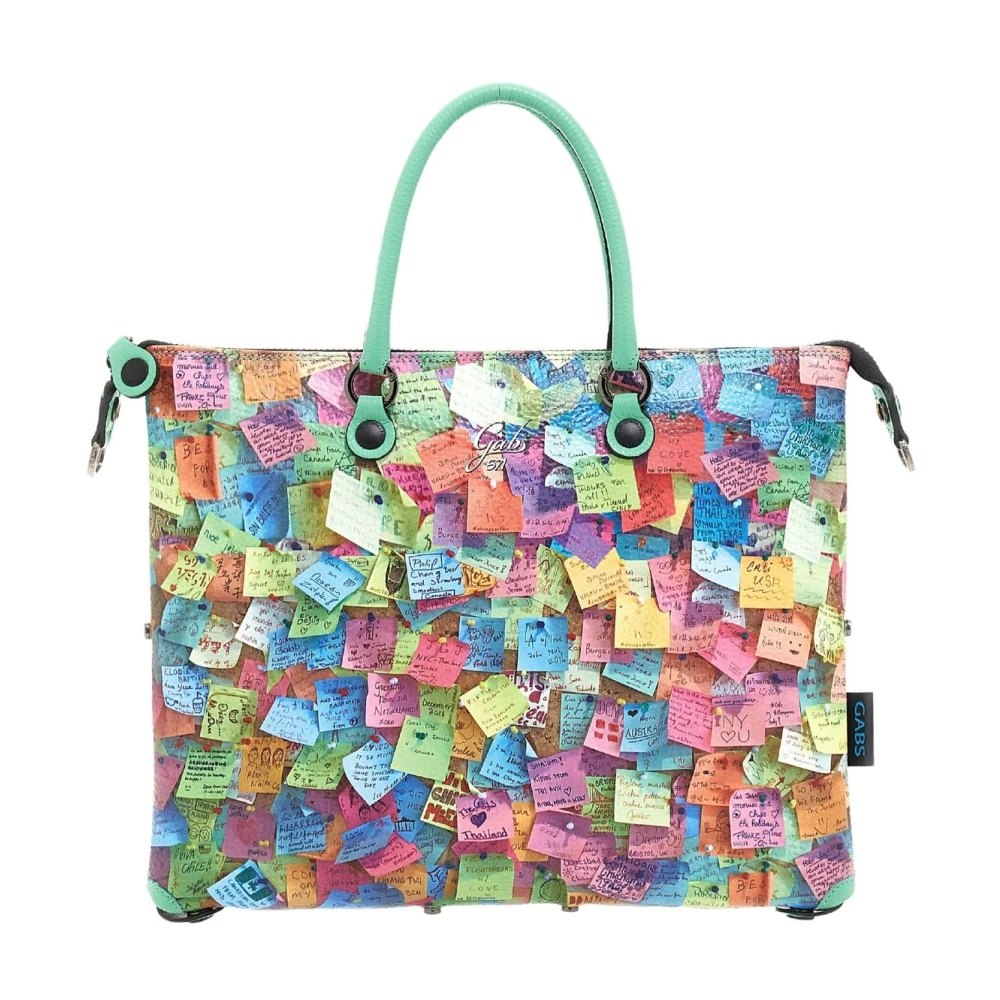 Gabs Multicolor Konvertibel Multifärgad Läder Resväska