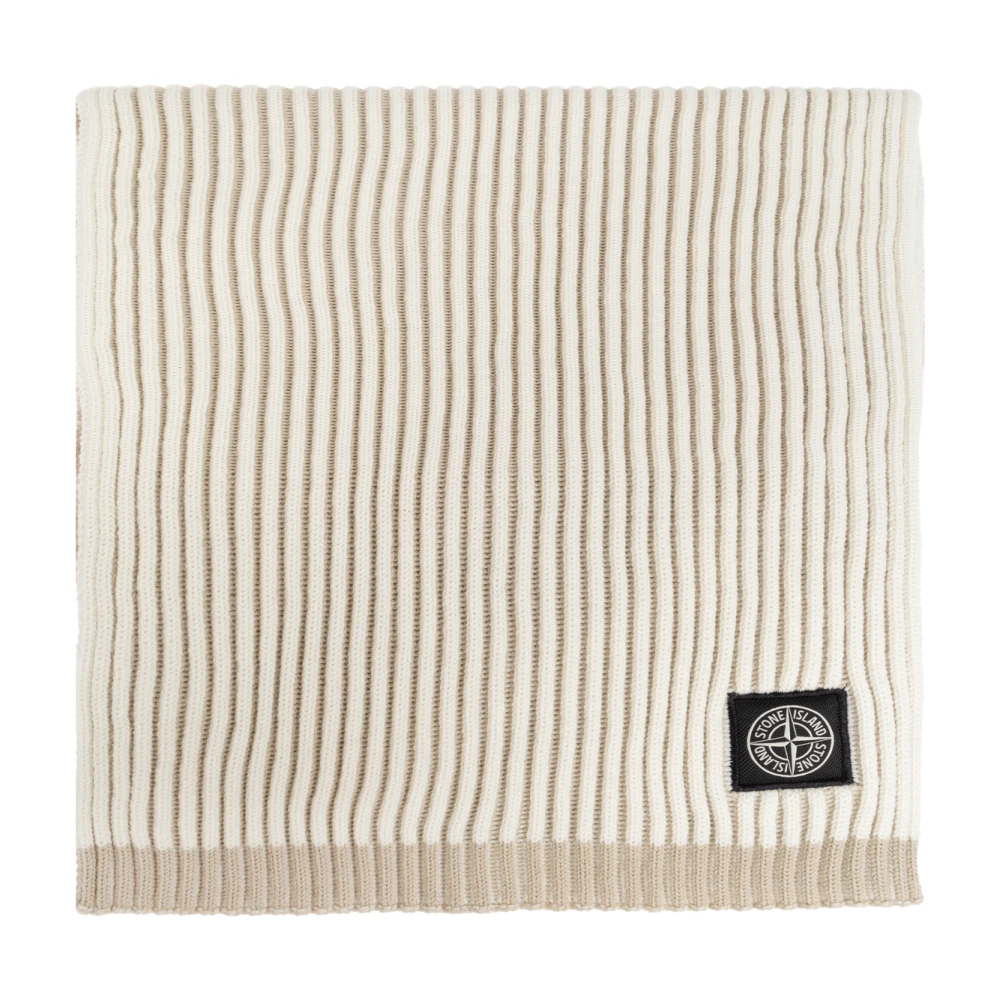 Stone Island Wollen sjaal Beige Heren