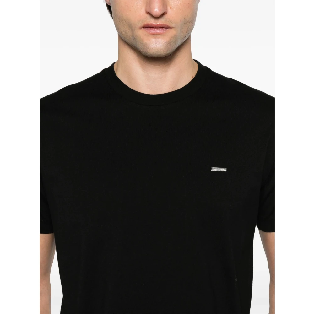 Dsquared2 Zwarte T-shirts en Polos Black Heren