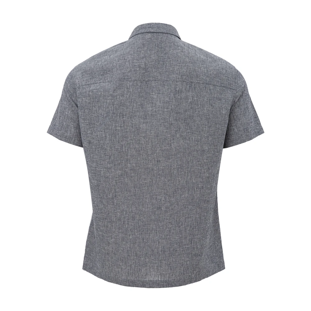 Armani Exchange Short Sleeve Shirts Gray Heren