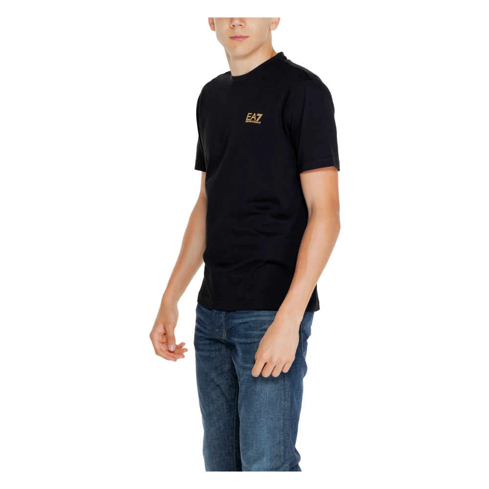 Emporio Armani EA7 Heren T-Shirt en Polo Collectie Black Heren