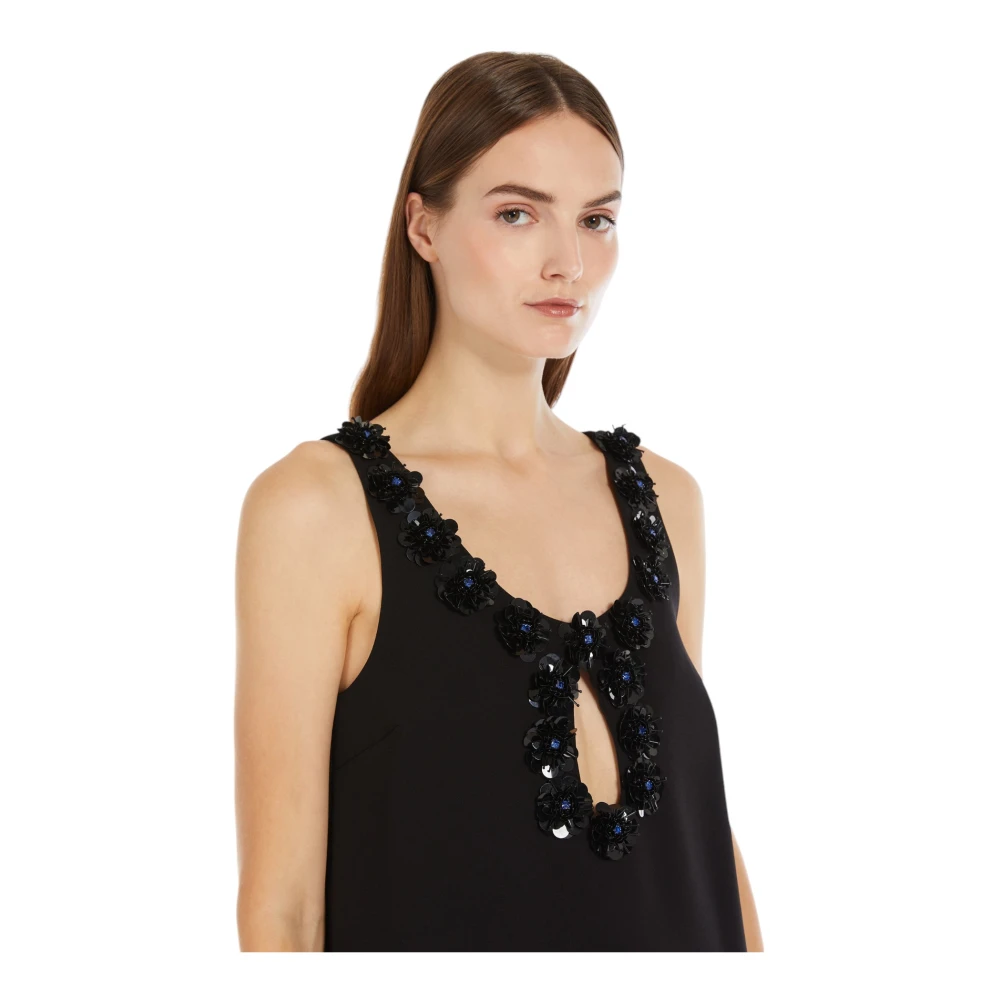 Max Mara Studio Elegante Jurk Black Dames
