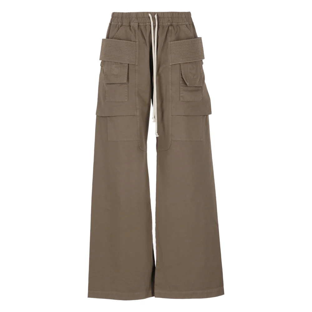 Rick Owens Bruine Cargo Broek Wide Leg Brown Heren
