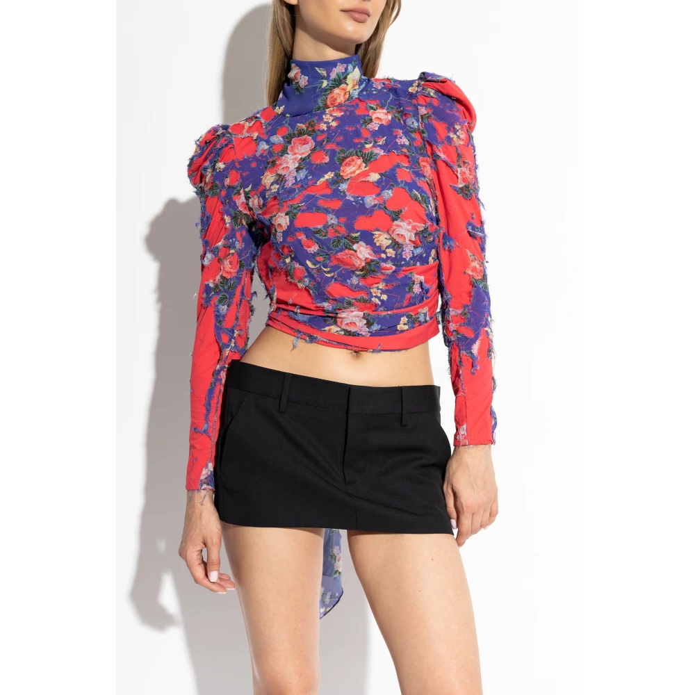 Diesel Top T-Floyal Multicolor Dames