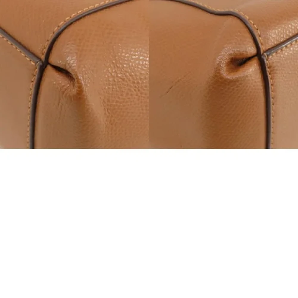 Coach Pre-owned Leather shoulder-bags Brown Dames