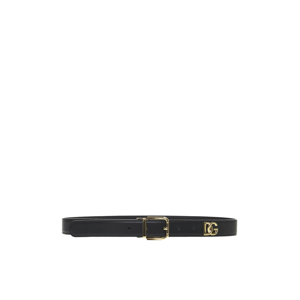 Dolce & Gabbana Zwarte Riemen voor Mannen Black Dames