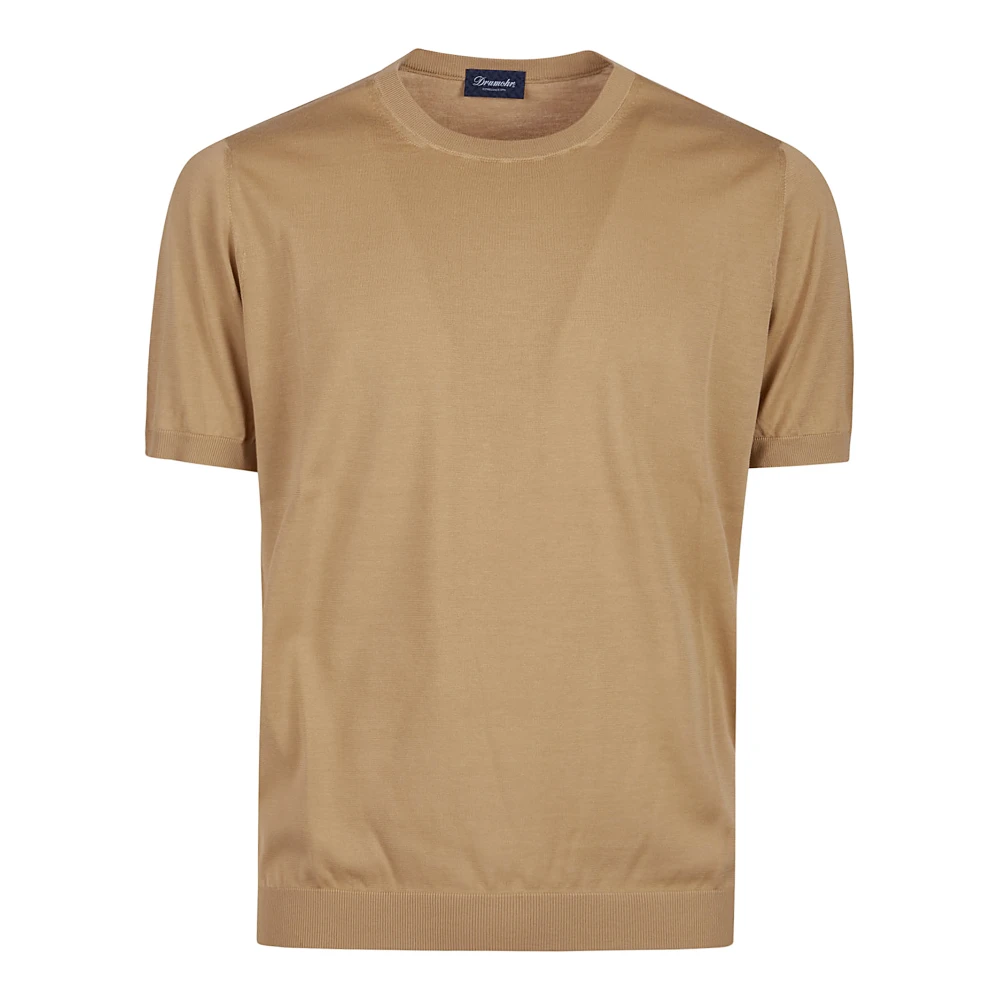 Drumohr - Tops > T-Shirts - Brown - Drumohr - Modalova
