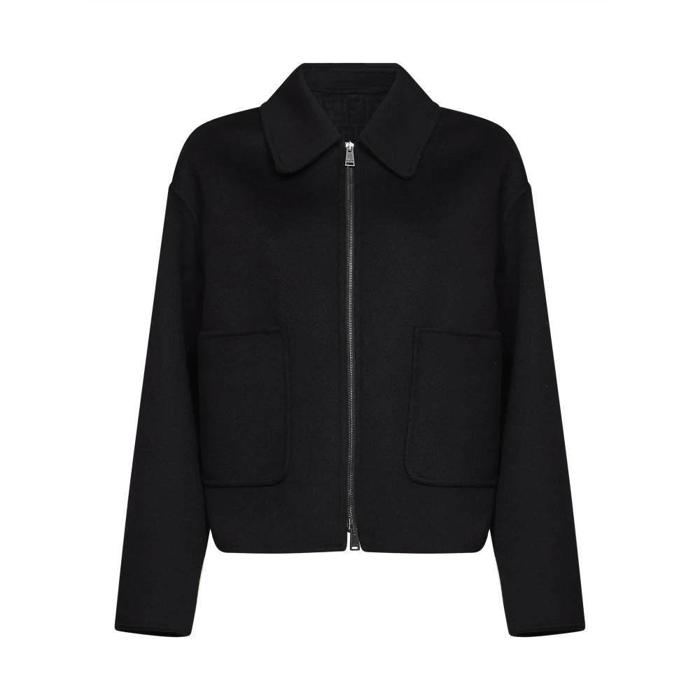 FENDI | Black FF Zucca double-sided wool blouson | Women | 40 - Image 3