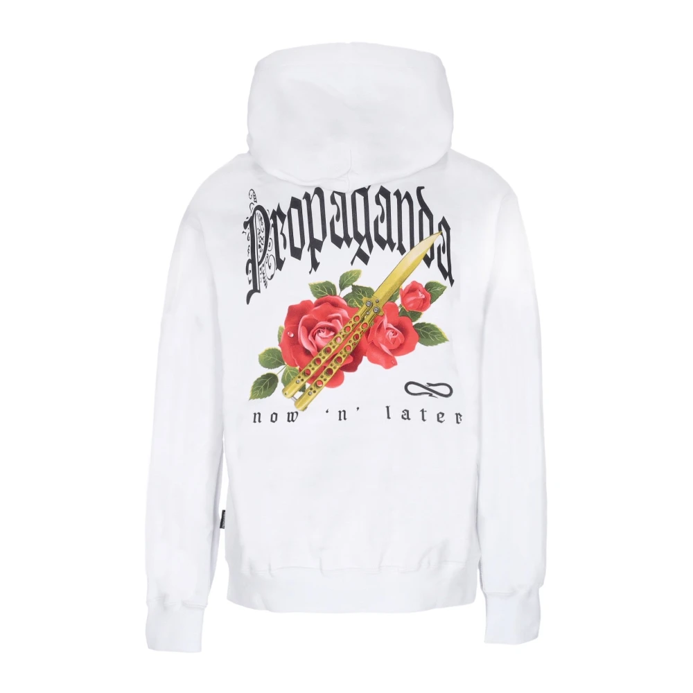 Propaganda Witte Butterfly Hoodie White Heren