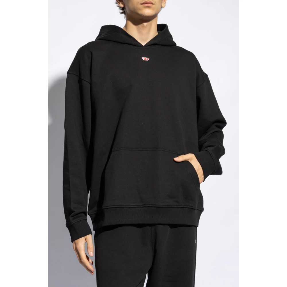 Diesel Hoodie S-BOXT-Hood-D Black Heren