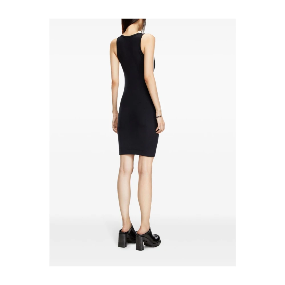 Diesel Elegante Nero Jurk voor Vrouwen Black Dames
