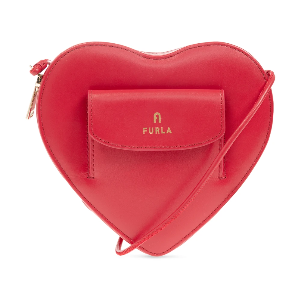 Furla Crossbody bags Camelia Heart Mini Crossbody in rood