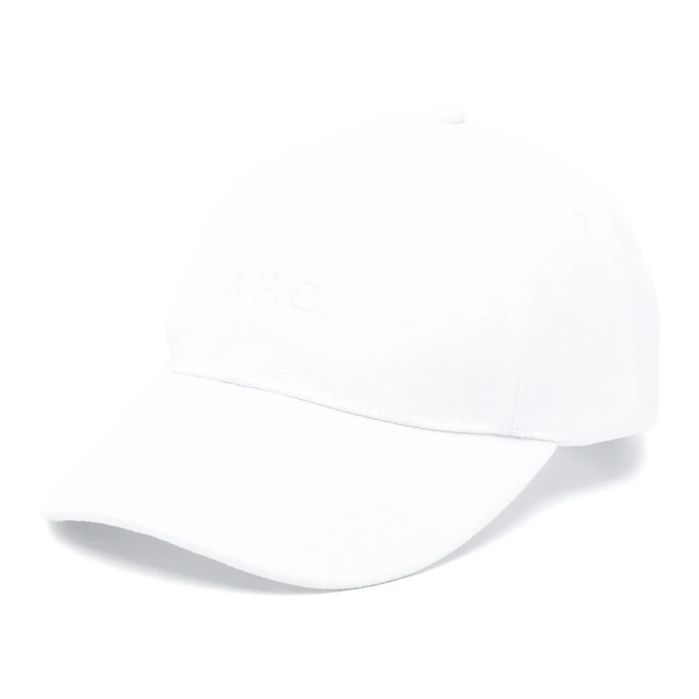 A.p.c. Katoenen Cap Hoed Cogyxm24069 White Heren