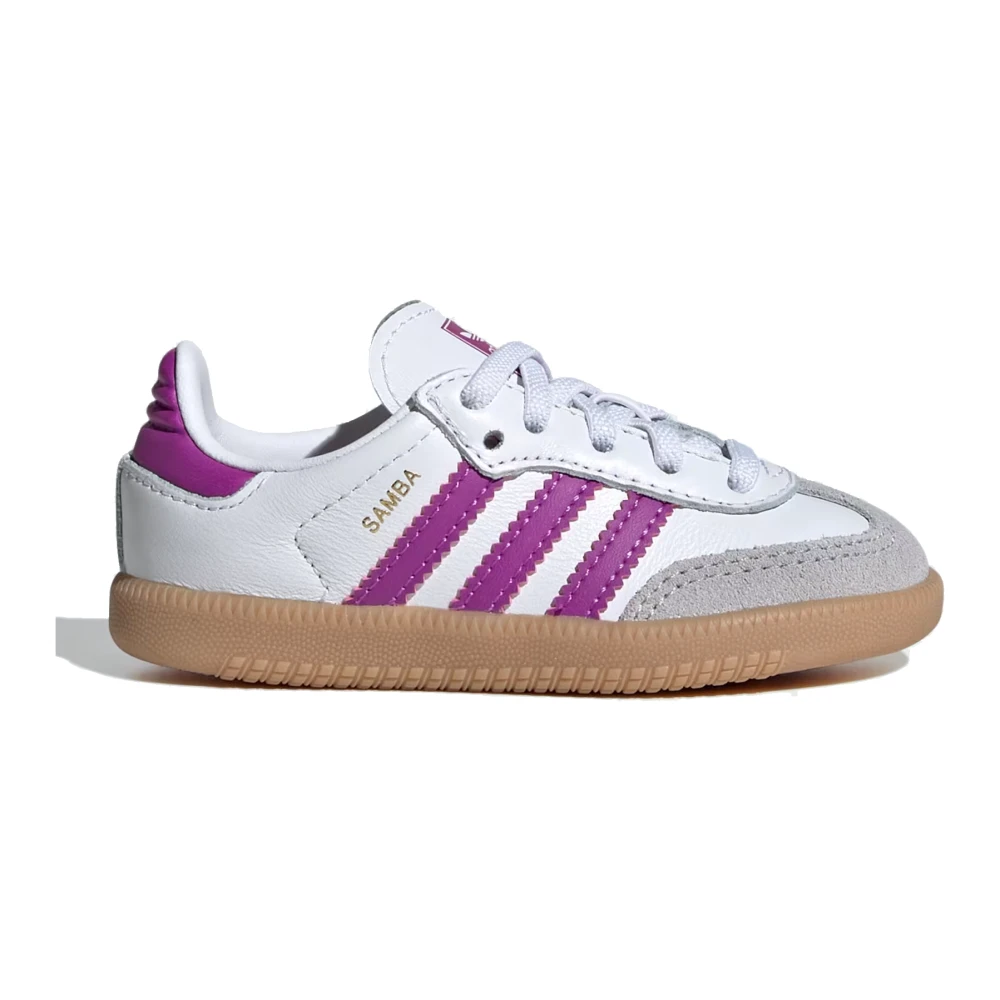 Adidas Samba OG Junior Cloud White Purple Multicolor, Flicka