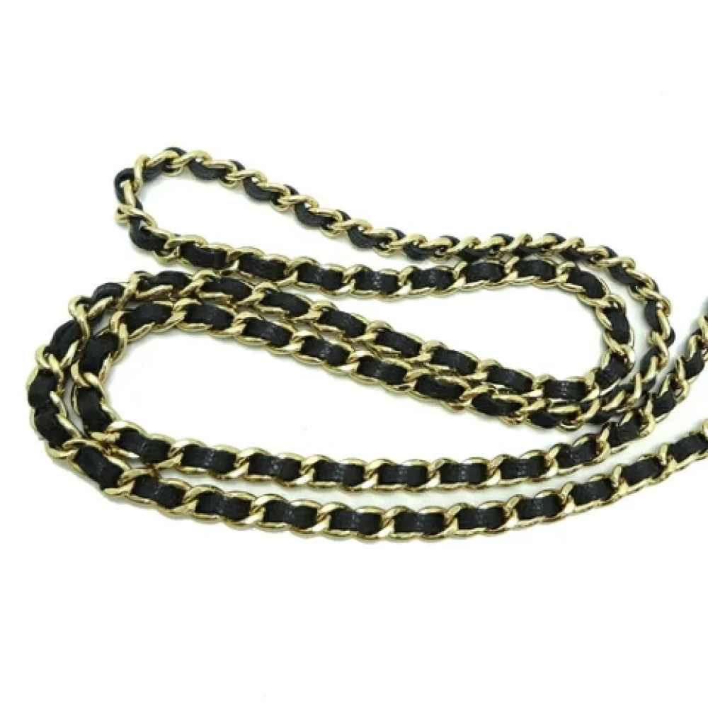 Chanel Vintage Pre-owned Fabric chanel-bags Black Dames