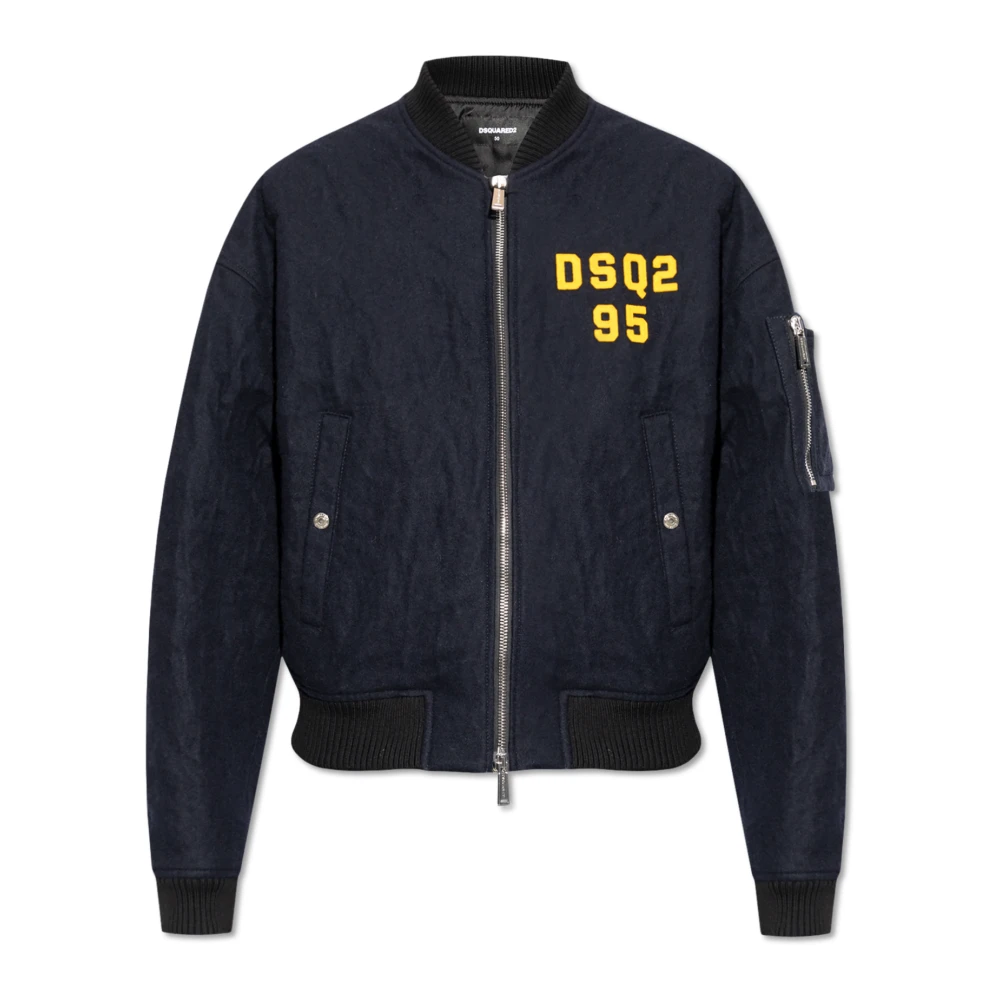 Dsquared2 Jas met logo Blue Heren