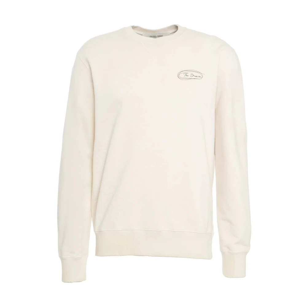 Golden Goose Uomo Beige Felpe, L, New,