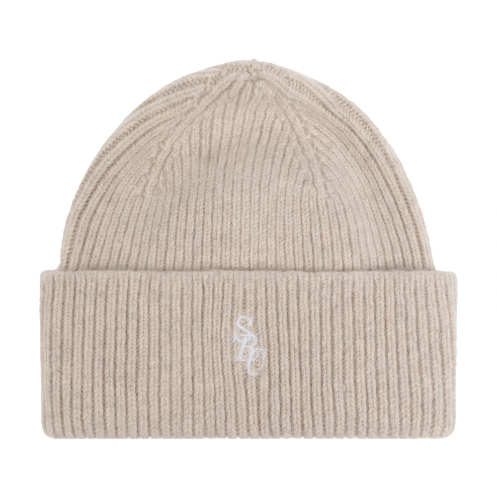 Sporty & Rich Wollen muts Beige Unisex