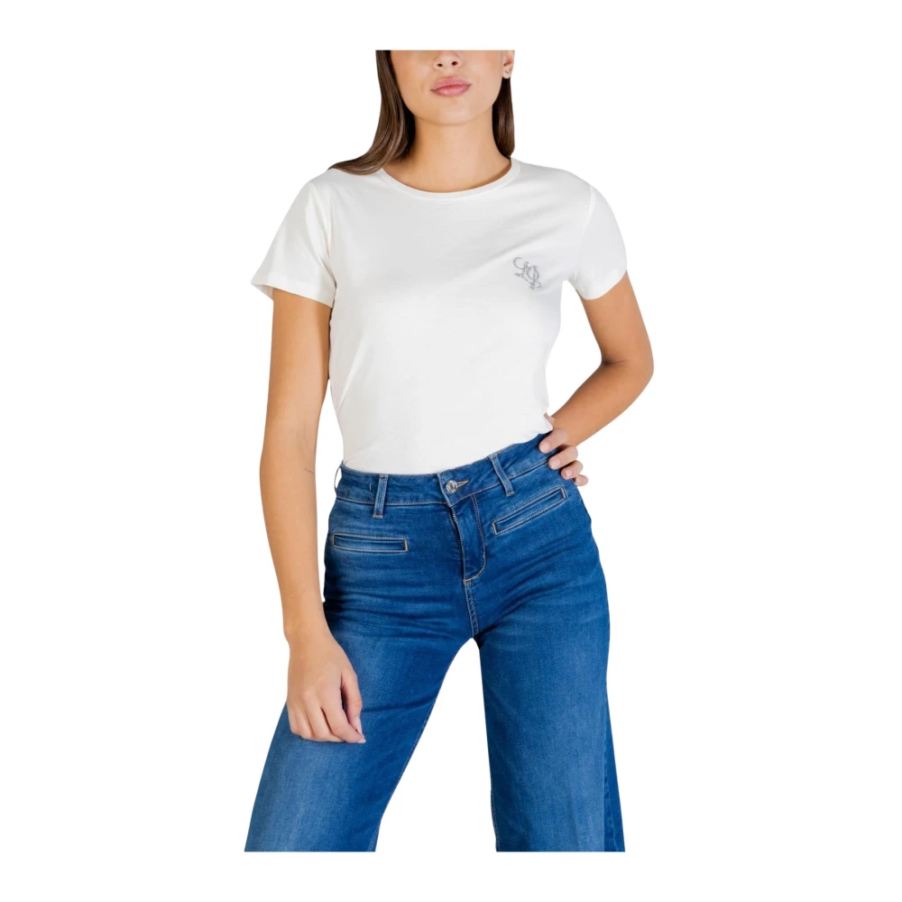 Liu Jo White Cotton T-Shirt - IT44|L - Image 2