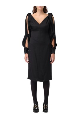 elegant-midi-dress-with-shoulder-cutouts