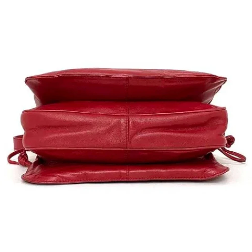 Loewe Pre-owned Leather shoulder-bags Red Dames