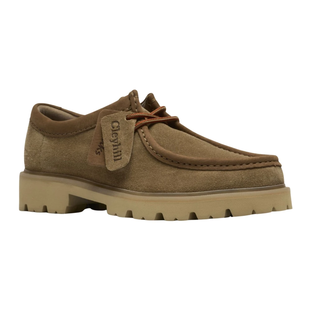 Clarks Cleyhill Seam - Male - Laced Shoes - Brown - 9 Uk - Shoes