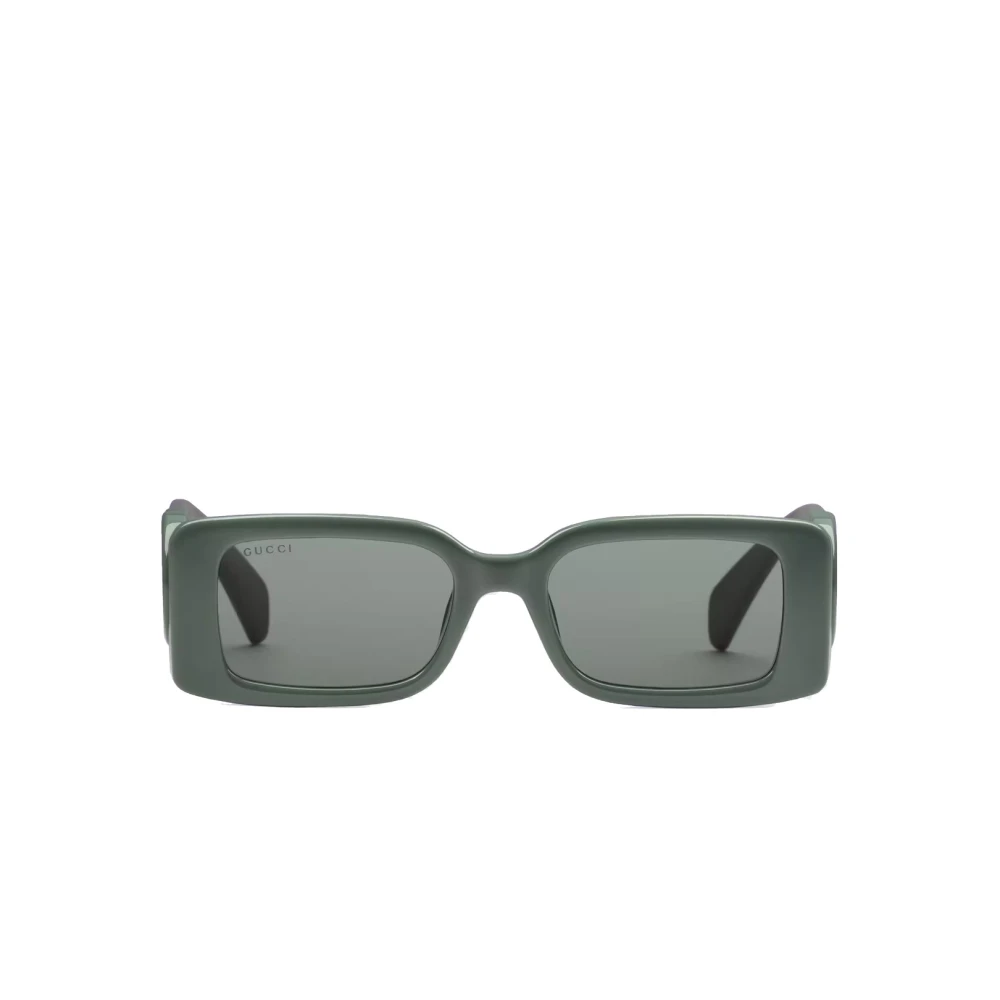 Kvinner firkantede solbriller med grått acetatramme