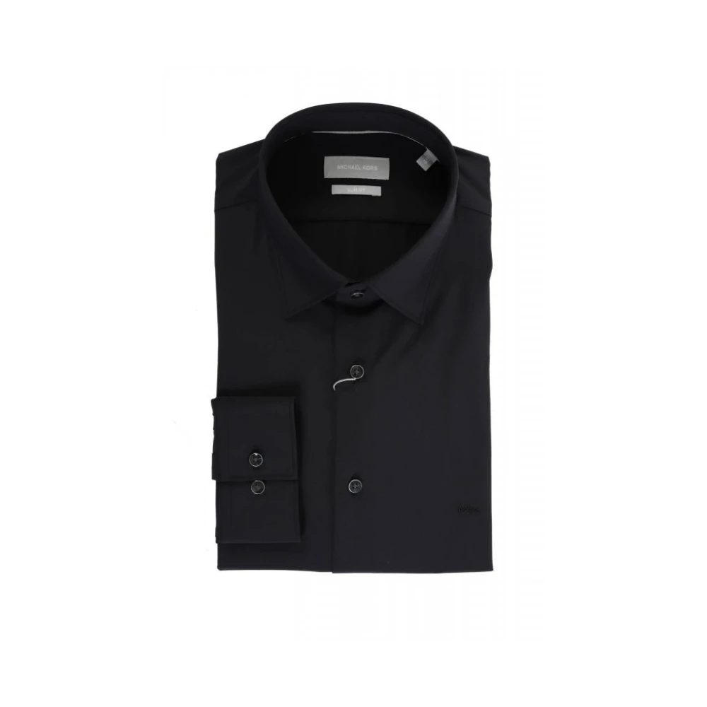 Michael Kors Men's Black Slim Performance Shirt Stretch - Image 3
