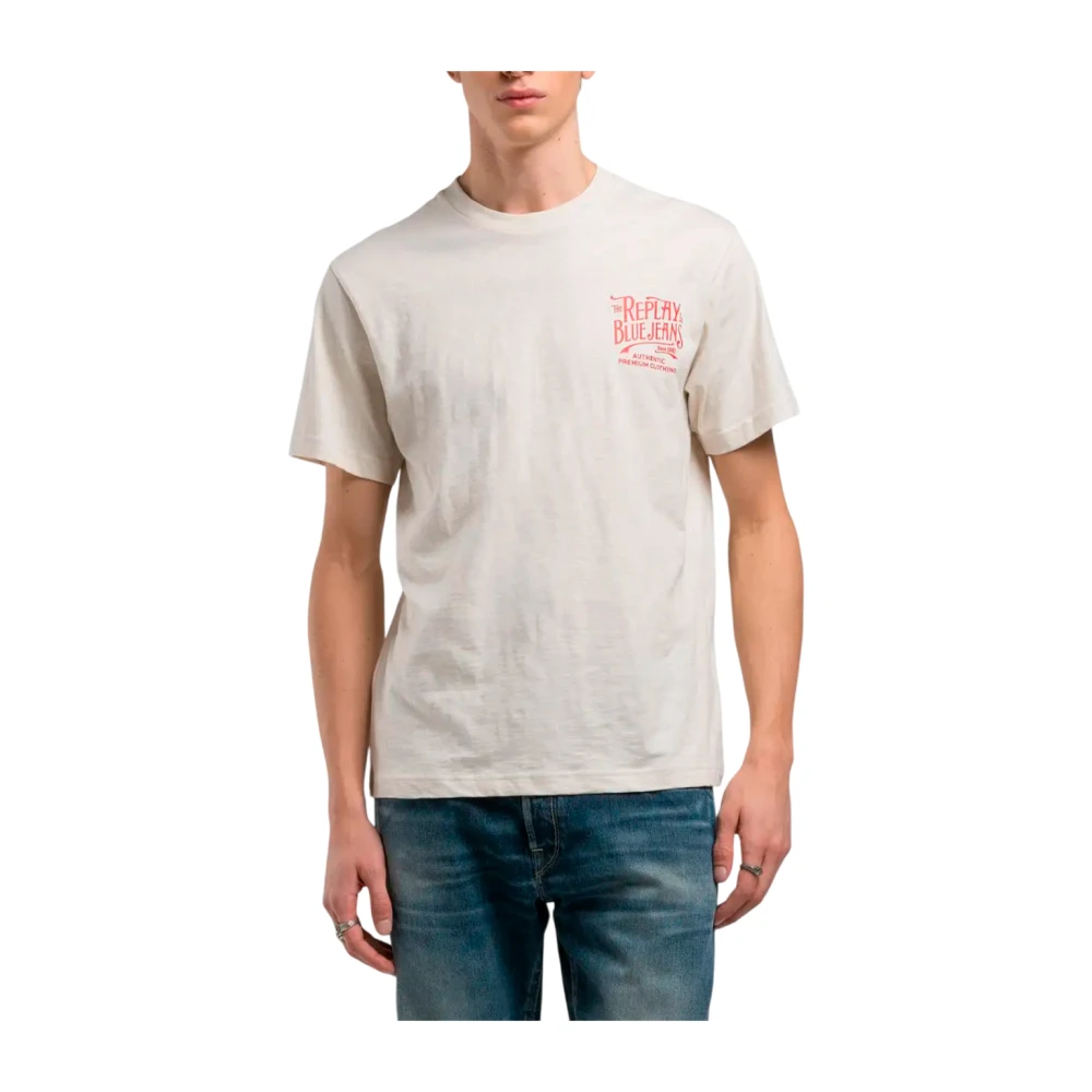 Replay - Tops > T-Shirts - White - Replay - Modalova