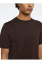 brown-ribbed-crewneck-cotton-t-shirt