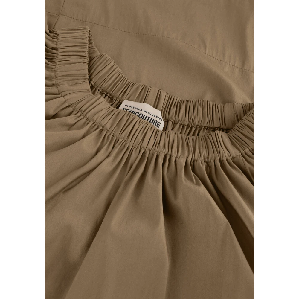 Semicouture Groene Mini Jurk S4Sk26 Green Dames