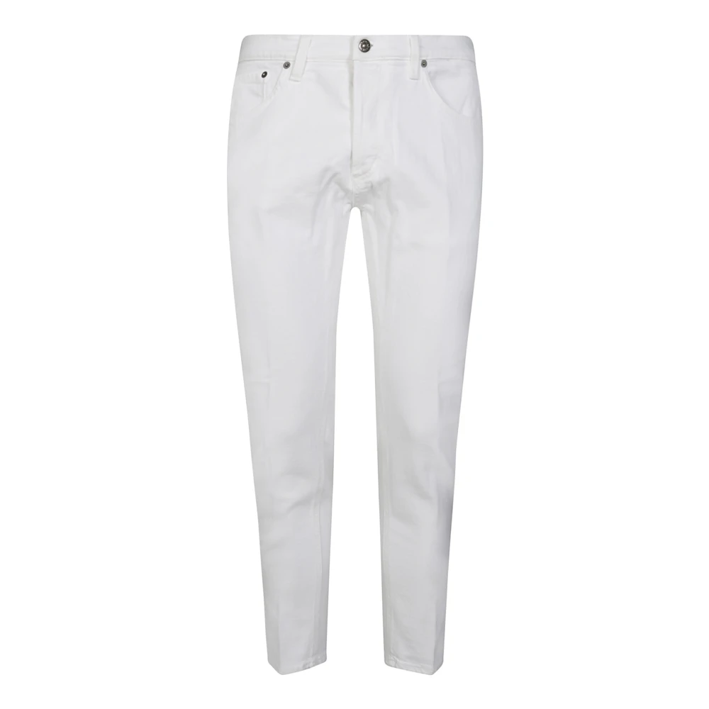 Dondup Witte stier Brighton jeans White Heren