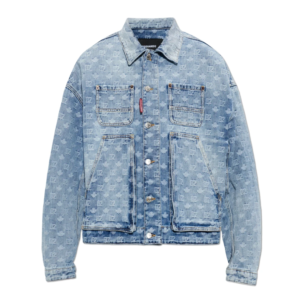Dsquared2 Women's Blue Denim Jackets, Xs, Light Wash Jean Jacket