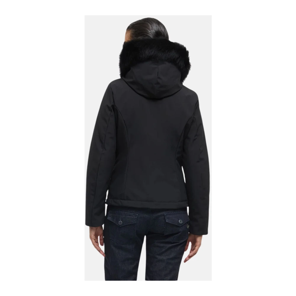 RefrigiWear Stijlvolle Jas voor Mannen Black Dames