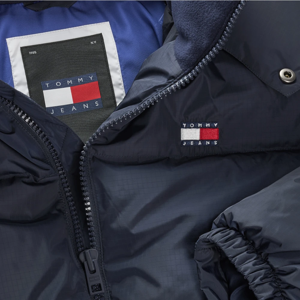 Tommy Jeans Blauwe Donsjas Aw24 Blue Heren