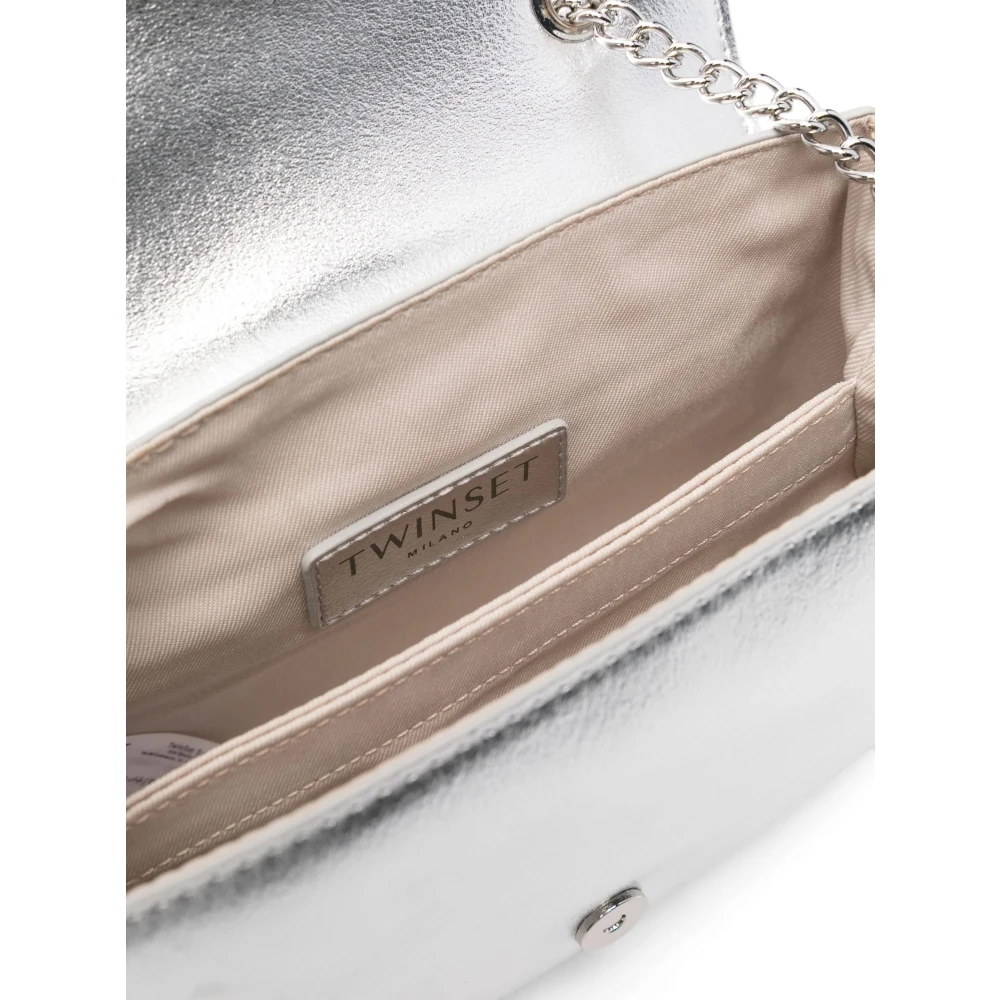 Twinset Zilveren Schoudertas Gray Dames