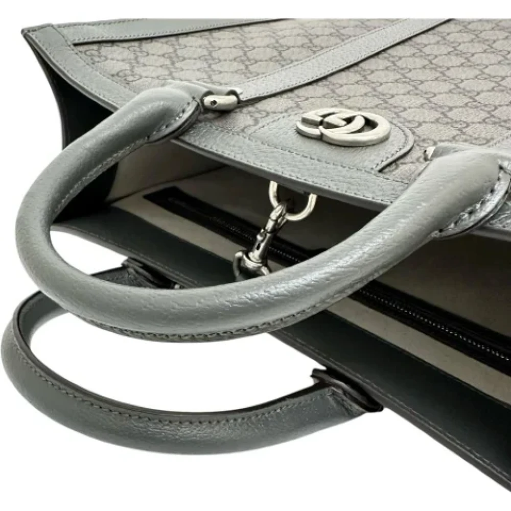 Gucci Vintage Pre-owned Canvas totes Gray Dames