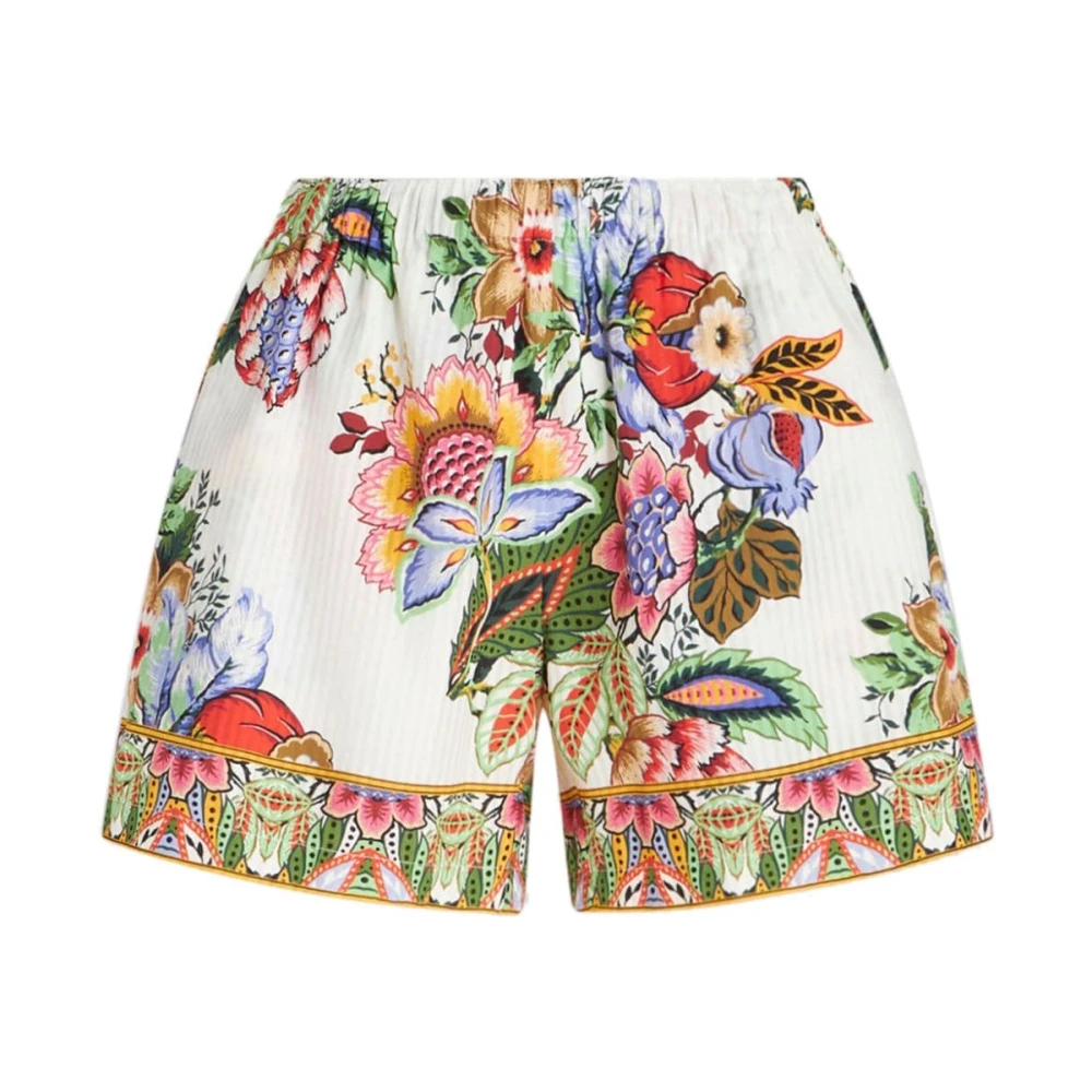 ETRO Bloemenprint Bouquet Shorts Multicolor Dames