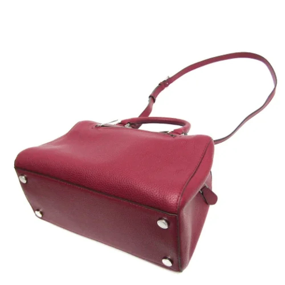 Michael Kors Pre-owned Leather handbags Red Dames