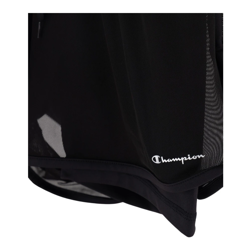 Champion Reflecterende Logo Sport Shorts Black Dames