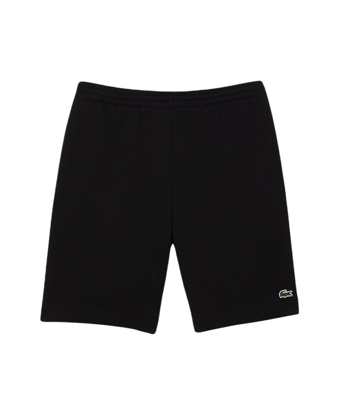 shorts-en-coton-noir-brode-crocodile